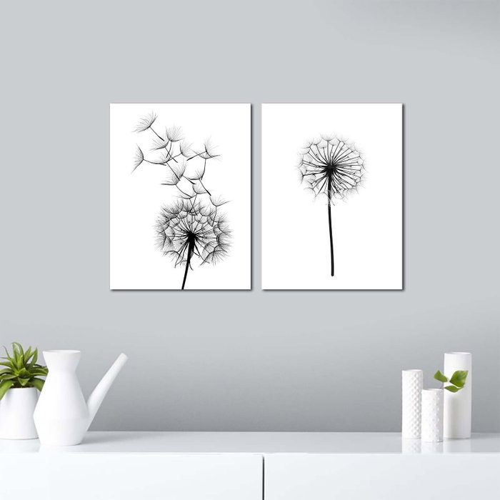 Wallity Cuadro Decorativo MDF Lo Desconocido (2 Piezas) Wallity Cuadro Decorativo MDF Lo Desconocido (2 Piezas)